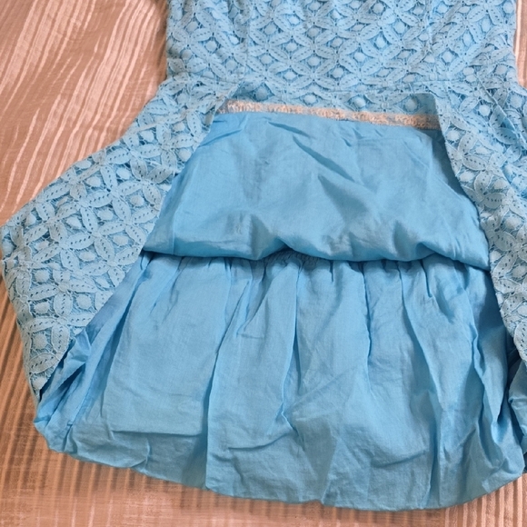 Lilly Pulitzer Strapless Turquoise Dress - Picture 6 of 16